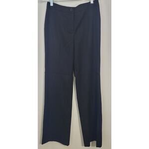 Anne Klein Black Dress Pants Womens Size 2 High Waisted Classic Corporate Modern